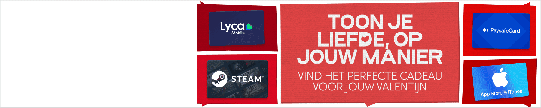 Valentijnsdag Toon je liefde, op jouw manier