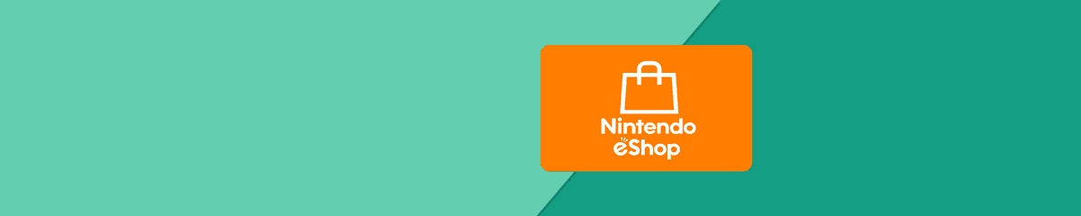 Nintendo E-shop card Banner Nintendo E-shop card Banner