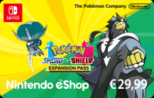 Nintendo Pokemon Expansion Pass BE 29.99